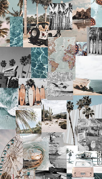 Download Beach Collage Of Summer Memories Wallpaper  Wallpaperscom
