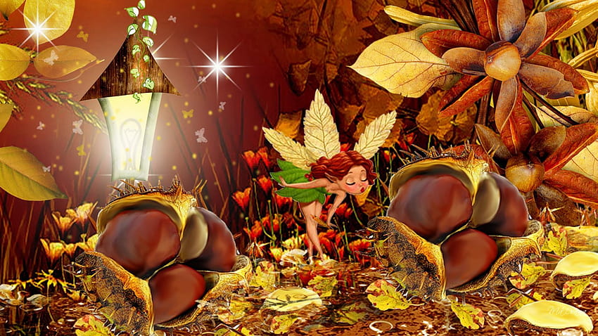Fancy Backgrounds, thanksgiving fairy HD wallpaper