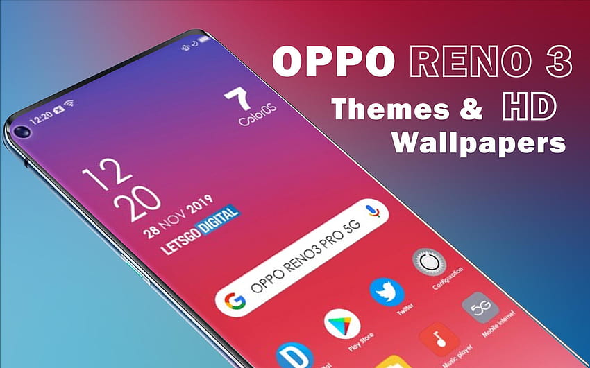 Temas para Oppo Reno 3: Reno y lanzador para Android fondo de pantalla