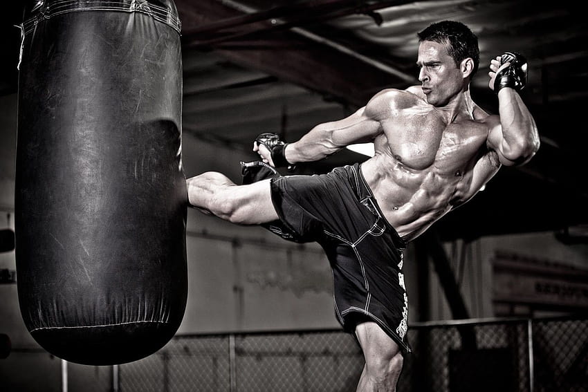 Boxing Training, punching bag HD wallpaper