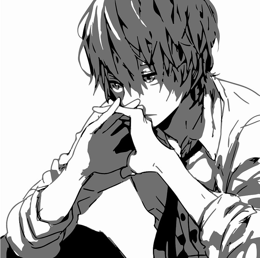 Alone Anime Guy, triste cuore spezzato ragazzo anime Sfondo HD