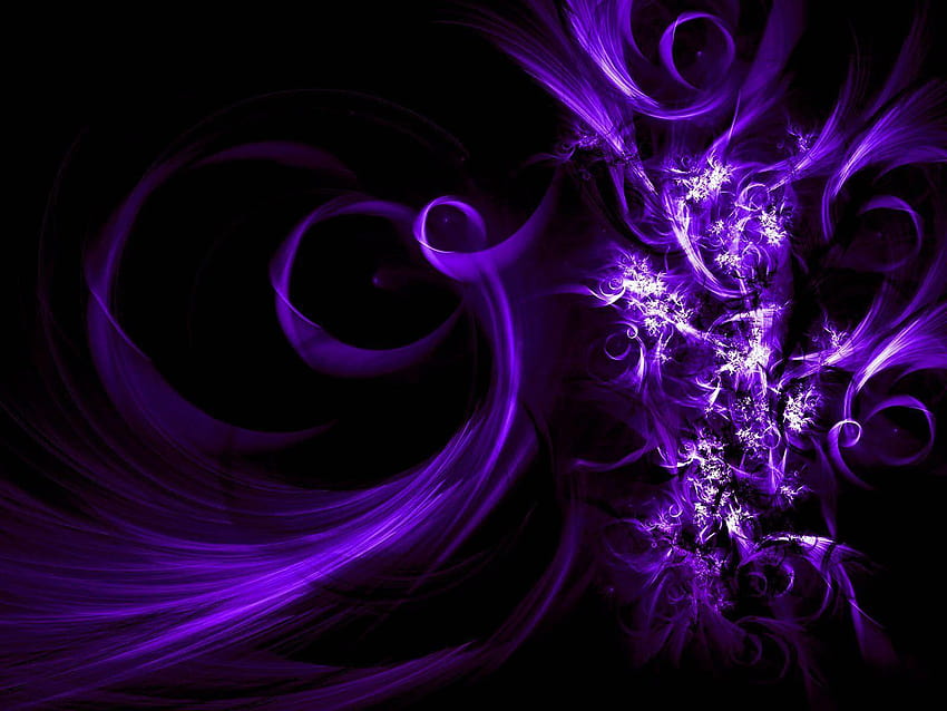 黒と紫の背景、抽象的な黒と紫 高画質の壁紙