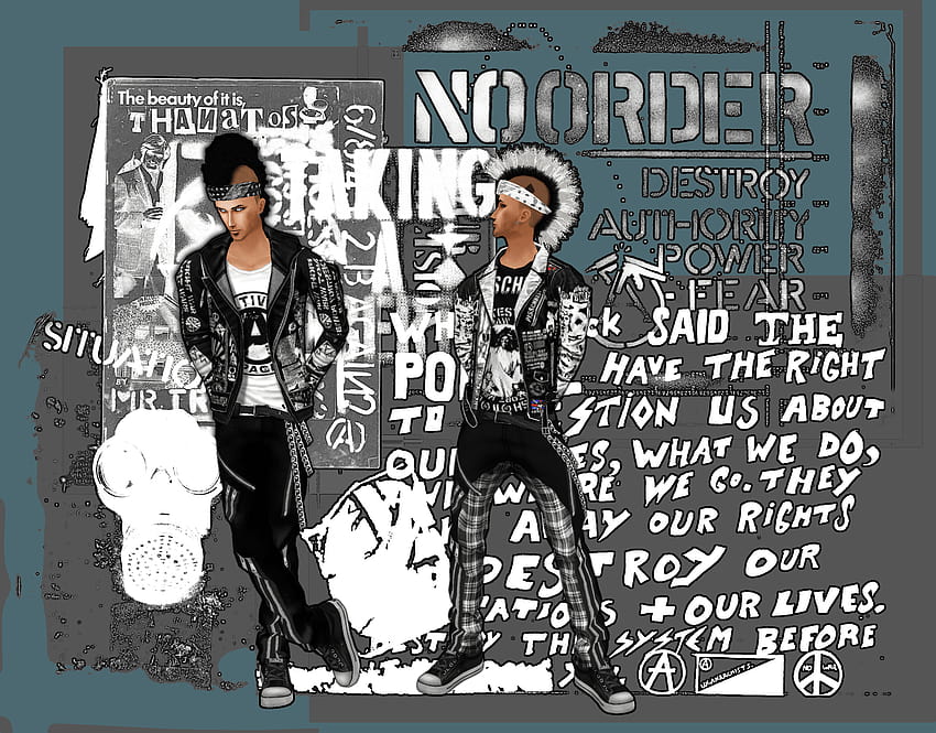 Anarcho Punk Jackets by crowhitewolf, anarchy punk HD wallpaper