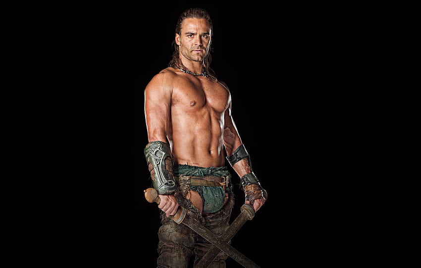 background, Spartacus, Blood and Sand, Gladiator, TV series, historical, Spartacus, Dustin Clare, Dustin Clare, Gannicus, Blood and sand , section фильмы HD wallpaper