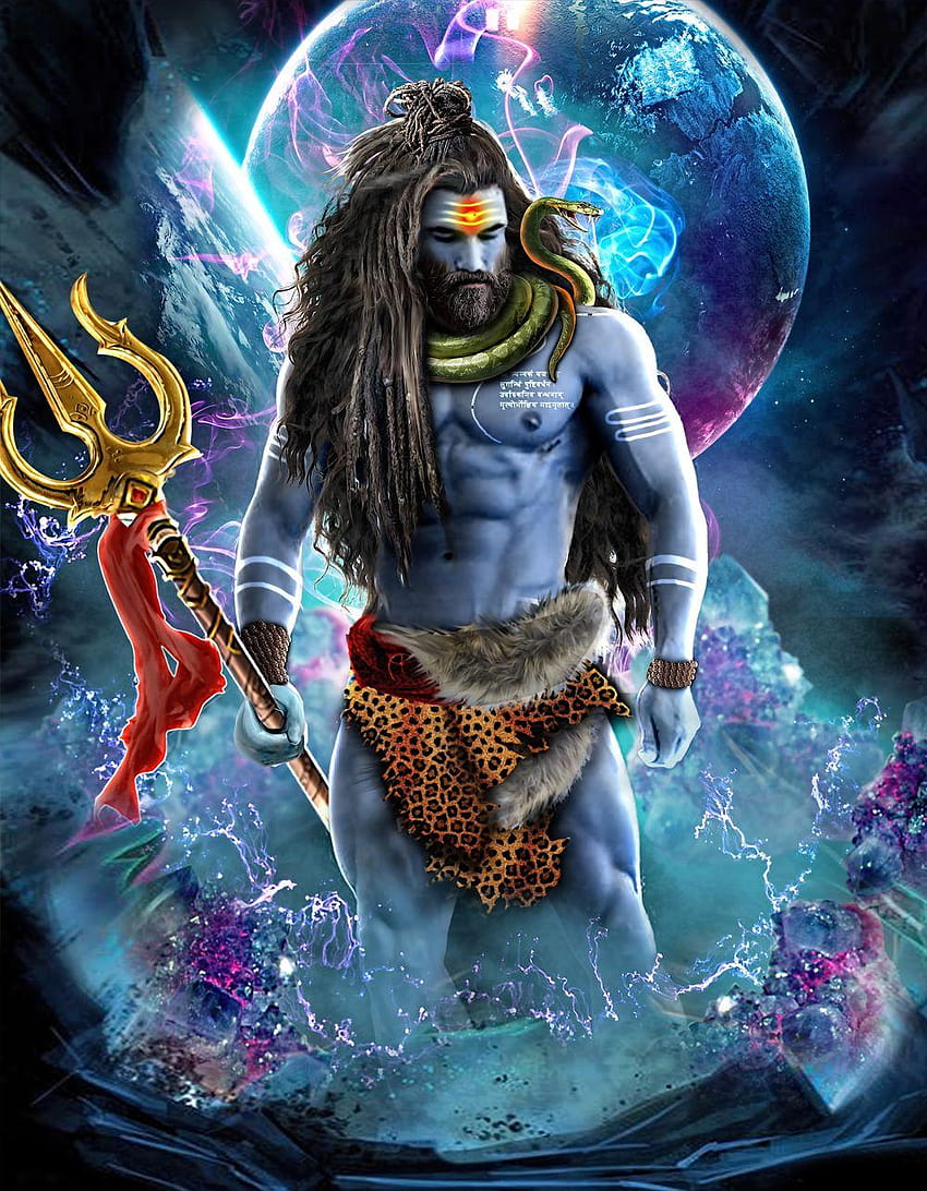 Shiv Mahadev untuk Shivratri 2019, telepon anime shiv wallpaper ponsel HD