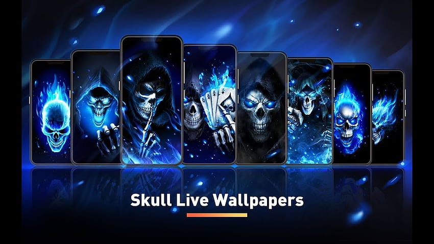 Blue Fire Skull Bone Live APK 1.6.0 for Android – Blue Fire Skull Bone Live APK Latest Version HD wallpaper