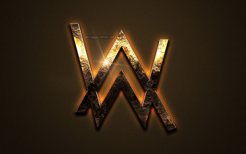 Logotipo Alan Walker papel de parede HD