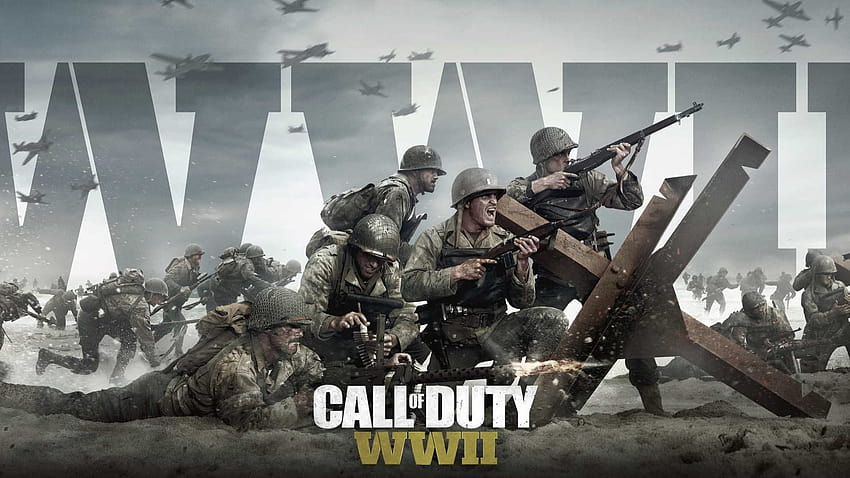 Call Of Duty WWII-Design für Windows 10 und 11 HD-Hintergrundbild
