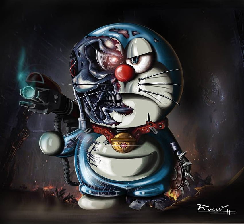 Doraemon Acabado por oskar7, doraemon zombie papel de parede HD