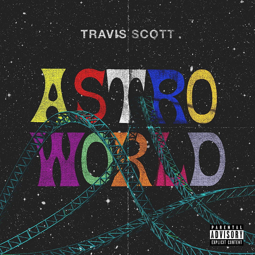 Astroworld 2, корицата на албума на Травис Скот HD тапет за телефон