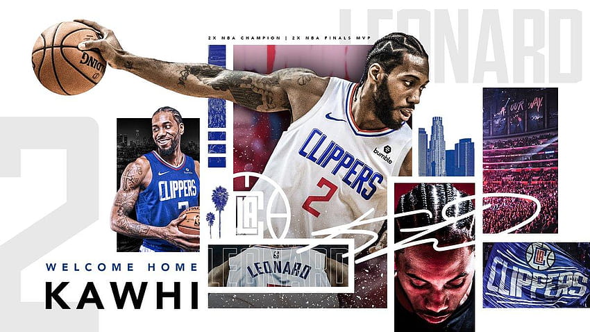 Kawhi Leonard Los Ángeles Clippers fondo de pantalla