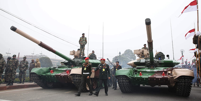 : Tentara India, tank, T 90 Bisma 2836x1426, tank India Wallpaper HD