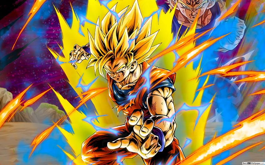 Super Saiyajin 2 Goku aus Dragon Ball Z [Dragon Ball Legends Arts] für HD-Hintergrundbild