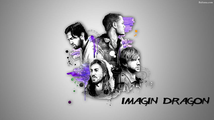 Imagine Dragons-Logo HD-Hintergrundbild