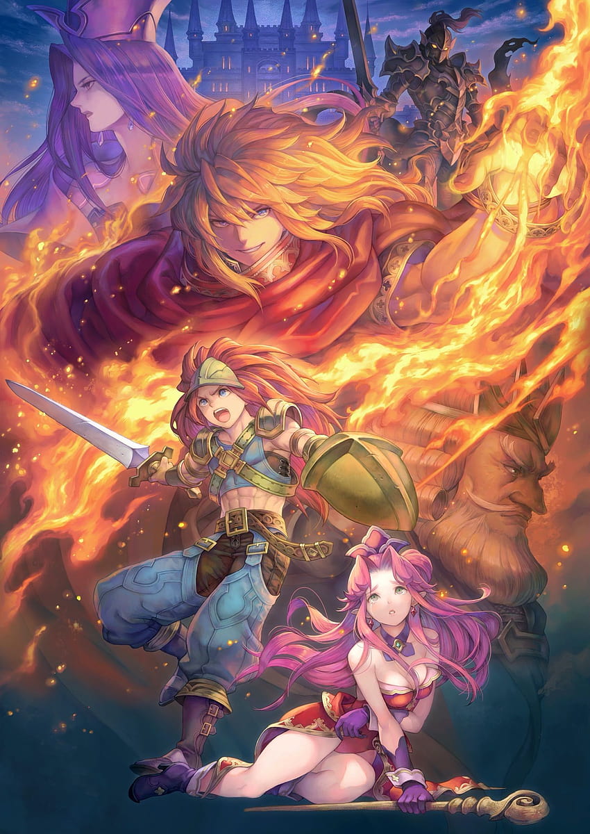 Trials of Mana's Character Classes Get Glow Up in New Artwork HD phone wallpaper