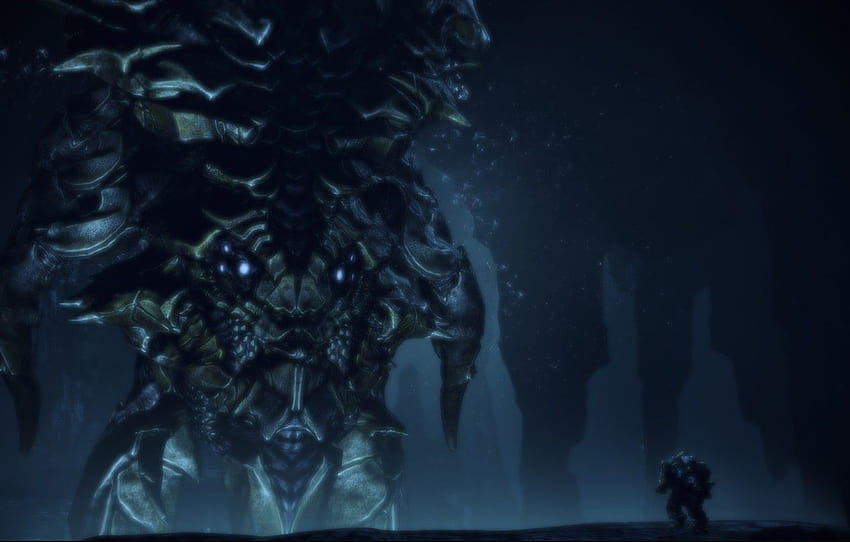 Roboter, Unter Wasser, Levitan, Mass Effect 3, DLS, Abschnitt Spiele HD-Hintergrundbild