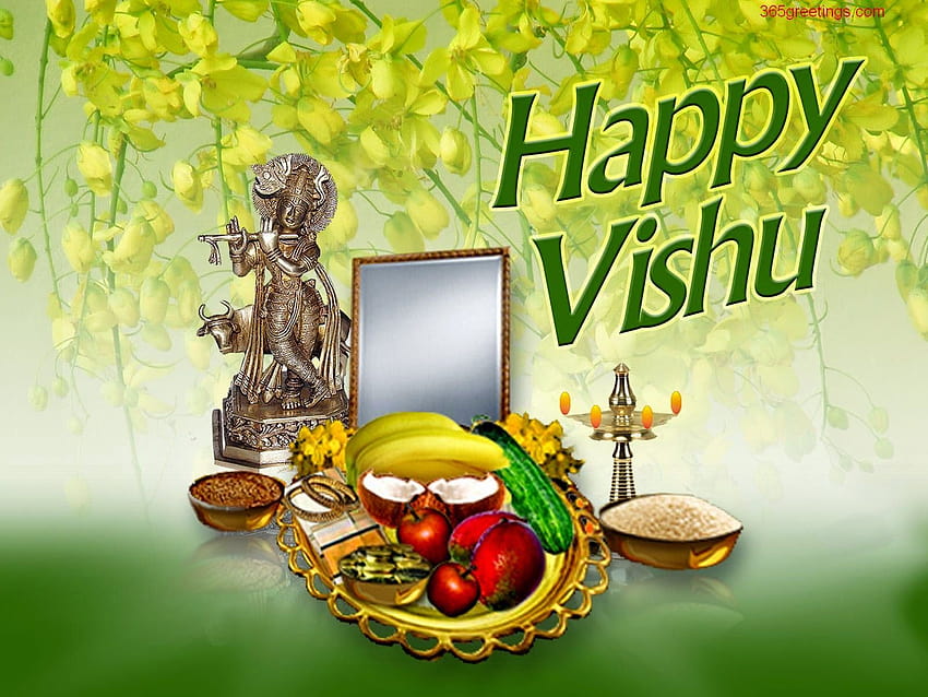 Happy Vishu Kani 2020 Shubho Noboborsho Quotes Wishes Sms Whatsapp Status Dp วอลล์เปเปอร์ HD