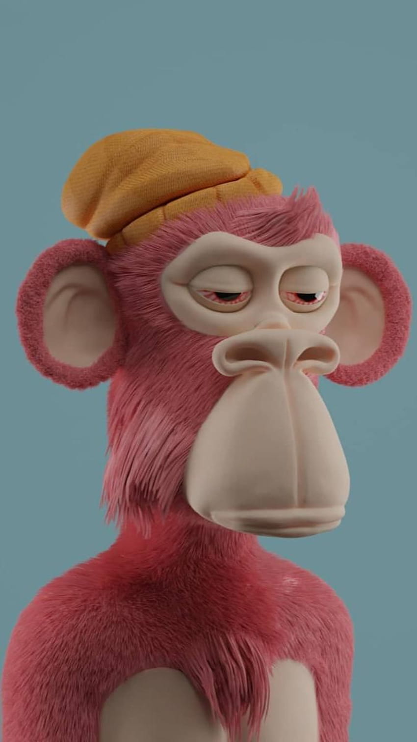 3D Bored Ape Club ลิงเบื่อ วอลล์เปเปอร์โทรศัพท์ HD