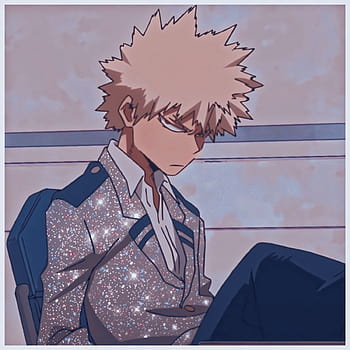 bakugou #myheroacademia #anime #animeaesthetic #icon #glitter #sparkle