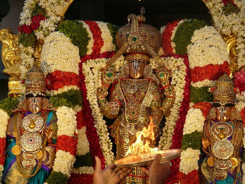 Tirupati Balaji Original Lord Venkateshwara HD-Hintergrundbild