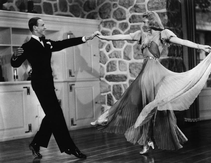 Ginger Rogers and Fred Astaire HD wallpaper