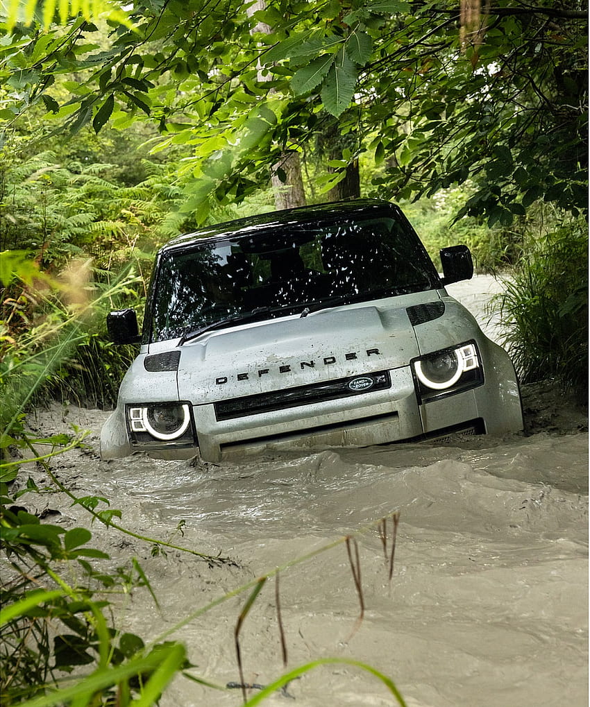 2021 Land Rover Defender 90 Apagado, defensor 2021 fondo de pantalla del teléfono
