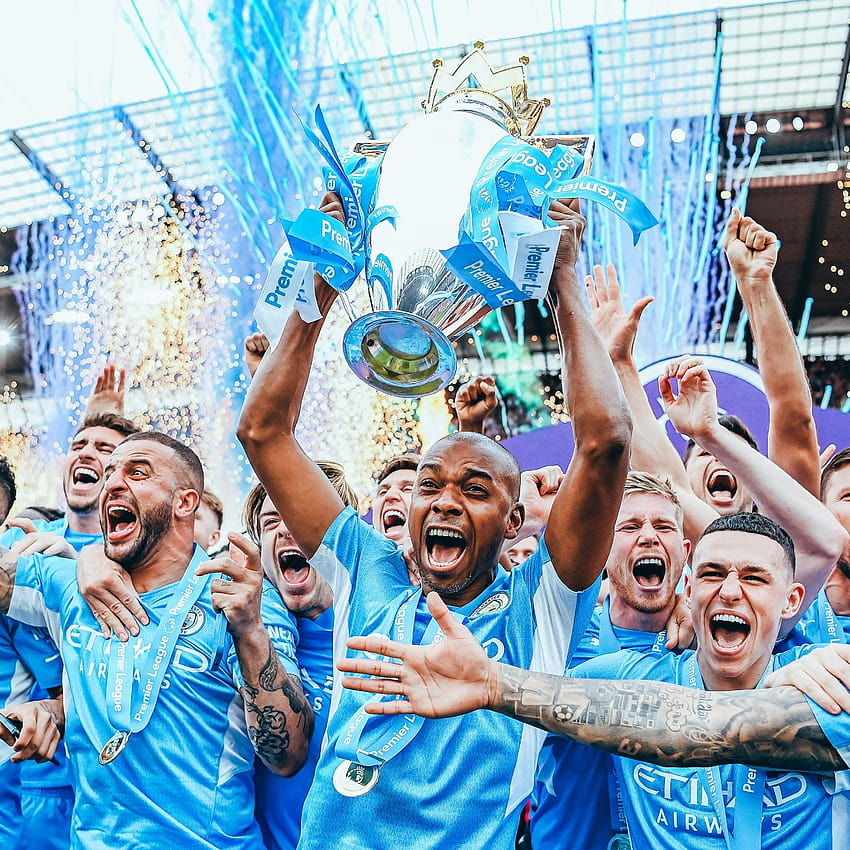 Manchester City Win Premier League 2021/2022 HD phone wallpaper