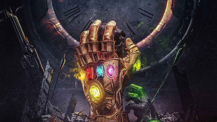 Infinity Gauntlet, Thanos, Infinity Stones, Avengers, iron man vs thanos infinity war HD wallpaper