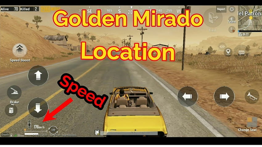 Golden mirado Location [Pubg Mobile ] 