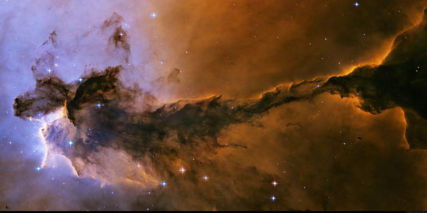 5000x2493px Hubble Pillars of Creation HD wallpaper