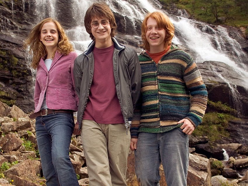 Harry, Ron and Hermione HD wallpaper
