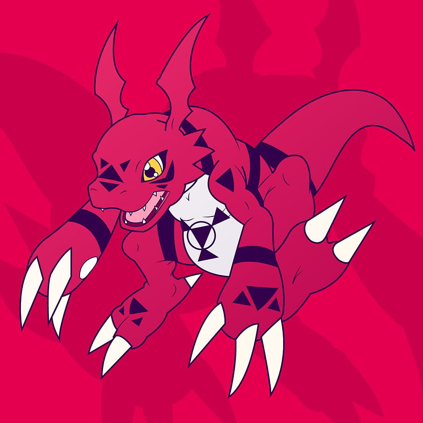 Guilmon HD phone wallpaper