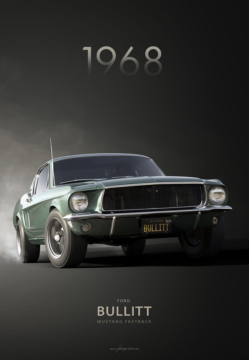 Jamie Bray Shop, Ford Mustang 1968 Papel de parede de celular HD