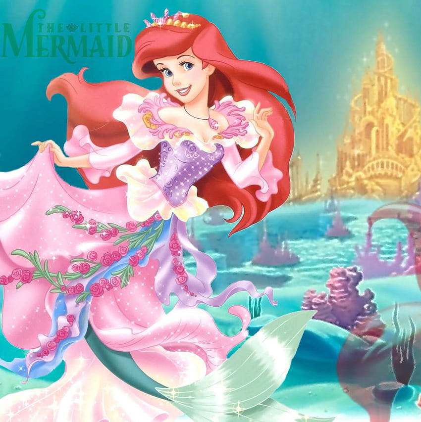 Księżniczka Disneya Arielka Tapeta na telefon HD