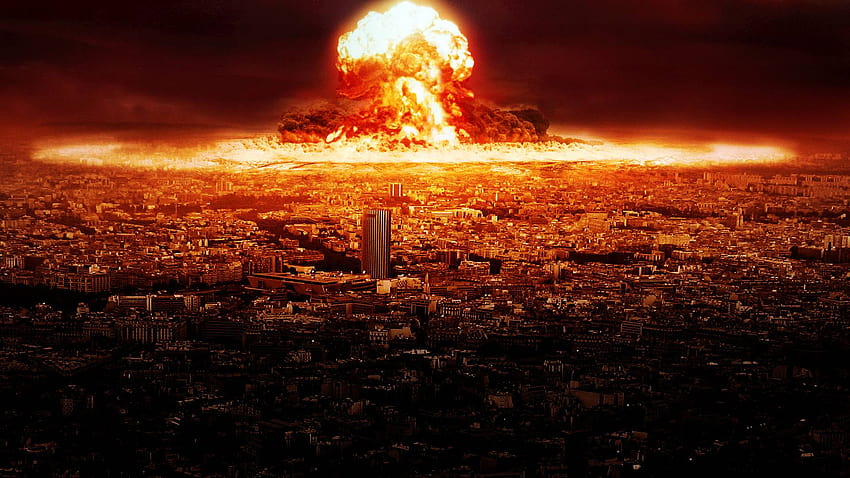 Ядрена експлозия, взрив на бомба HD тапет