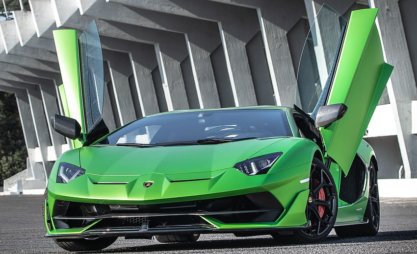 2019 Lamborghini Aventador SVJ Doors Up Detail, lamborghini door HD ...