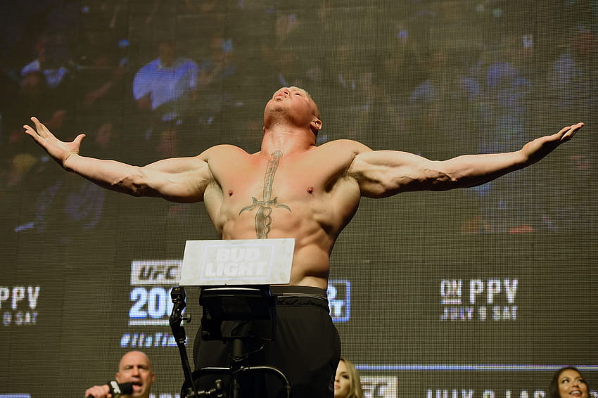 Наследството на Lesnar: От UFC до WWE, Brock Lesnar остава в света HD тапет