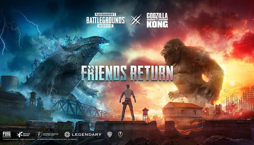 PUBG Mobile wprowadza współpracę „Godzilla vs Kong”, godzilla vs kong pubg Tapeta HD
