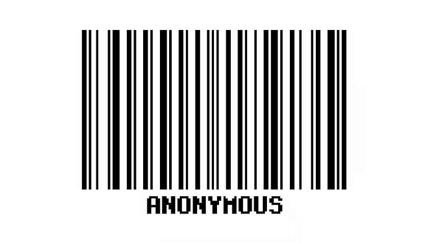 Anonymous Barcode HD wallpaper