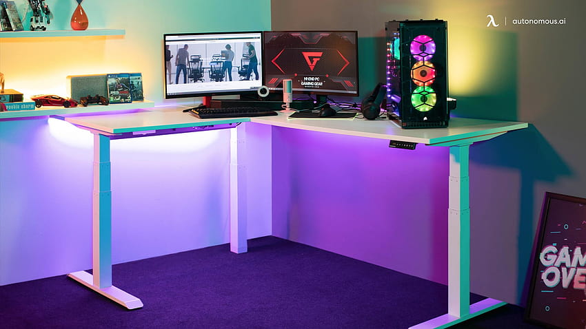 RGB Gaming Desk Setup Guide for Gamers, rgb gaming setup HD wallpaper