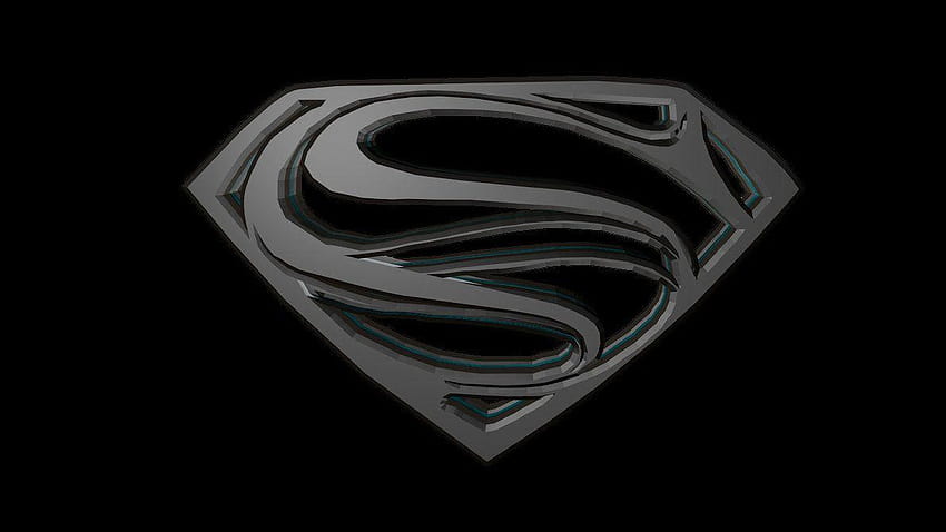 para Superman Logo Hombre de acero fondo de pantalla