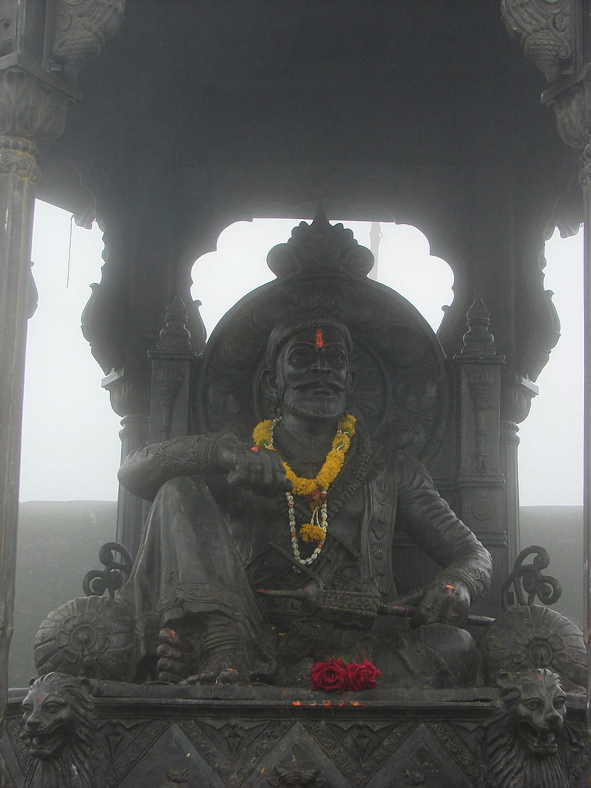 File:Statue of Shivaji Maharaj.JPG, rajyabhishek shivaji maharaj ...