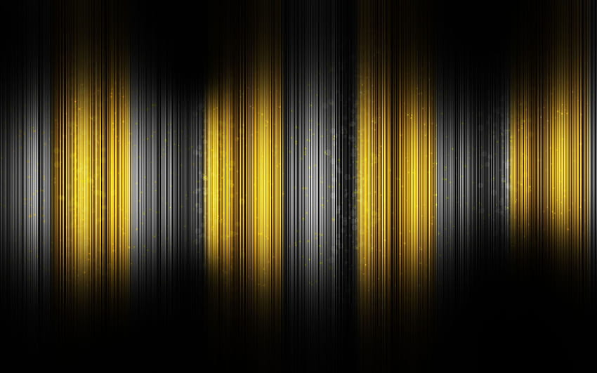 Black and Yellow Abstract, abstract yellow HD wallpaper