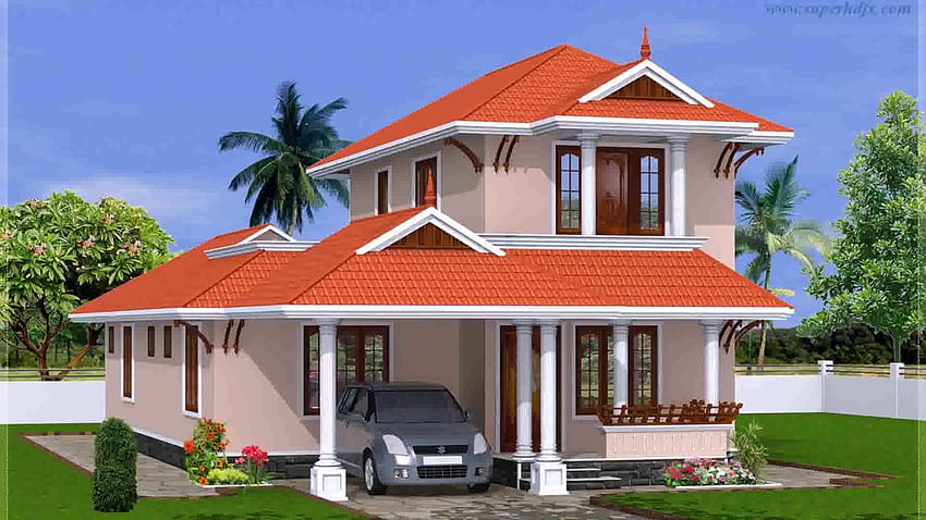 Kerala Style House, kerala house HD wallpaper