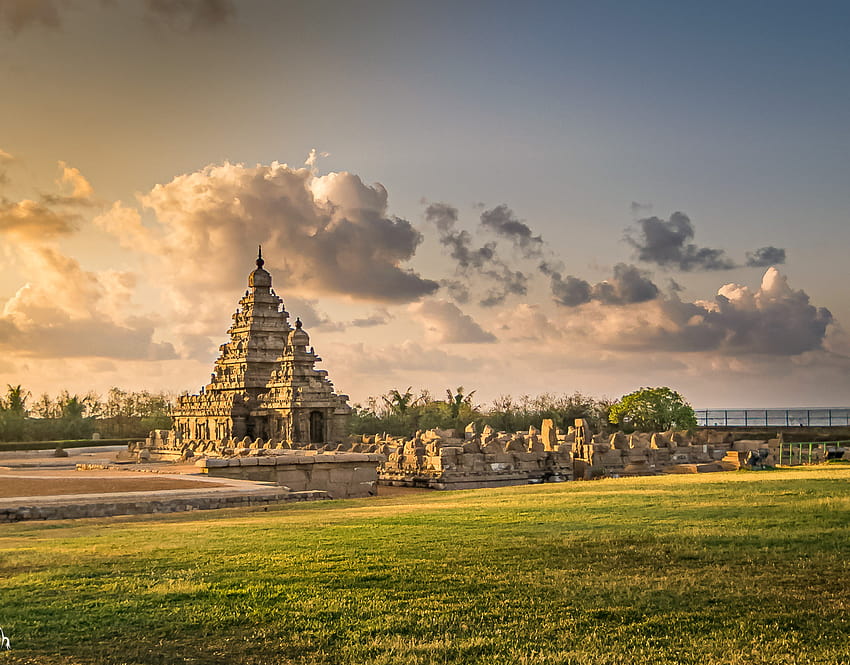 Shore Temple World Heritage Site In Mahabalipuram Tamil Nad Stock Photo   Download Image Now  iStock