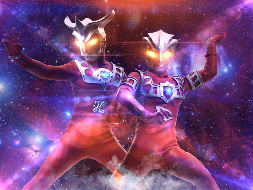 Ultraman Leo y Ultraman Astra por Jacksondeans.deviantart, ultraman rb fondo de pantalla