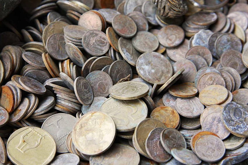 old, indian coins HD wallpaper