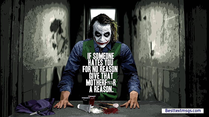 Cytaty Jokera, cytaty o postawie jokera Tapeta HD