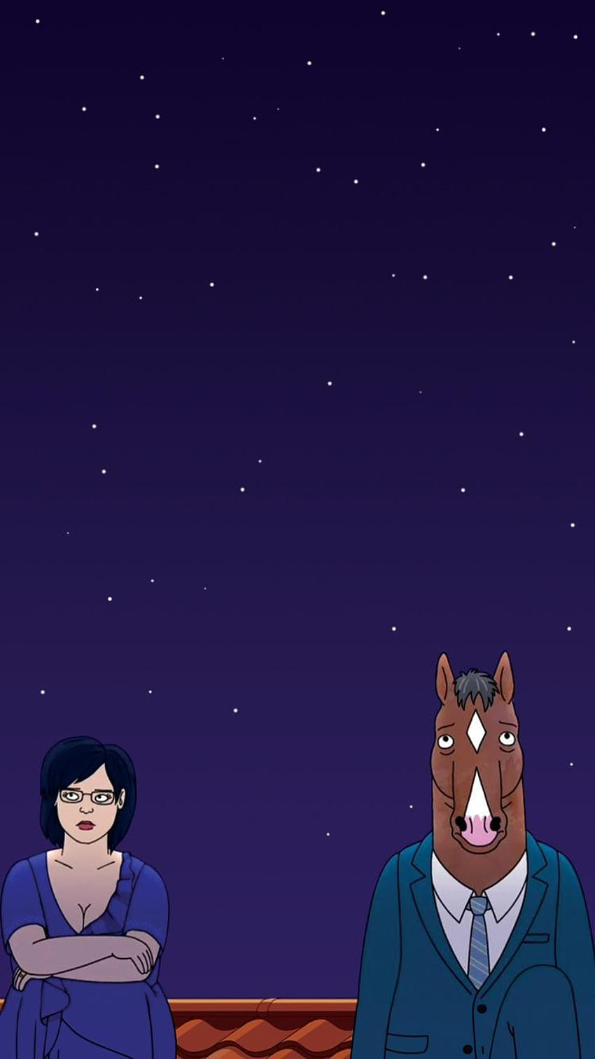 I know a lot of these have been shared, but none of them have worked for me because I have a menu bar on my iPhone that covers BoJack and Diane, diane nguyen HD phone wallpaper