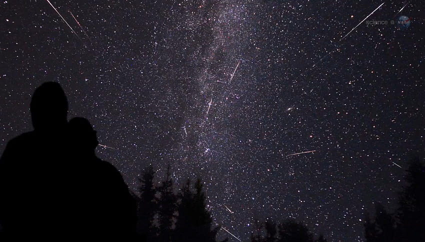 Perseidy, deszcz meteorytów, perseidy Tapeta HD